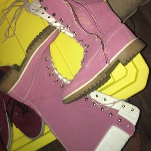 Knee high Tim’s style boots